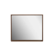 36" Rectangular Walnut Framed Bathroom Mirror - Allier Collection