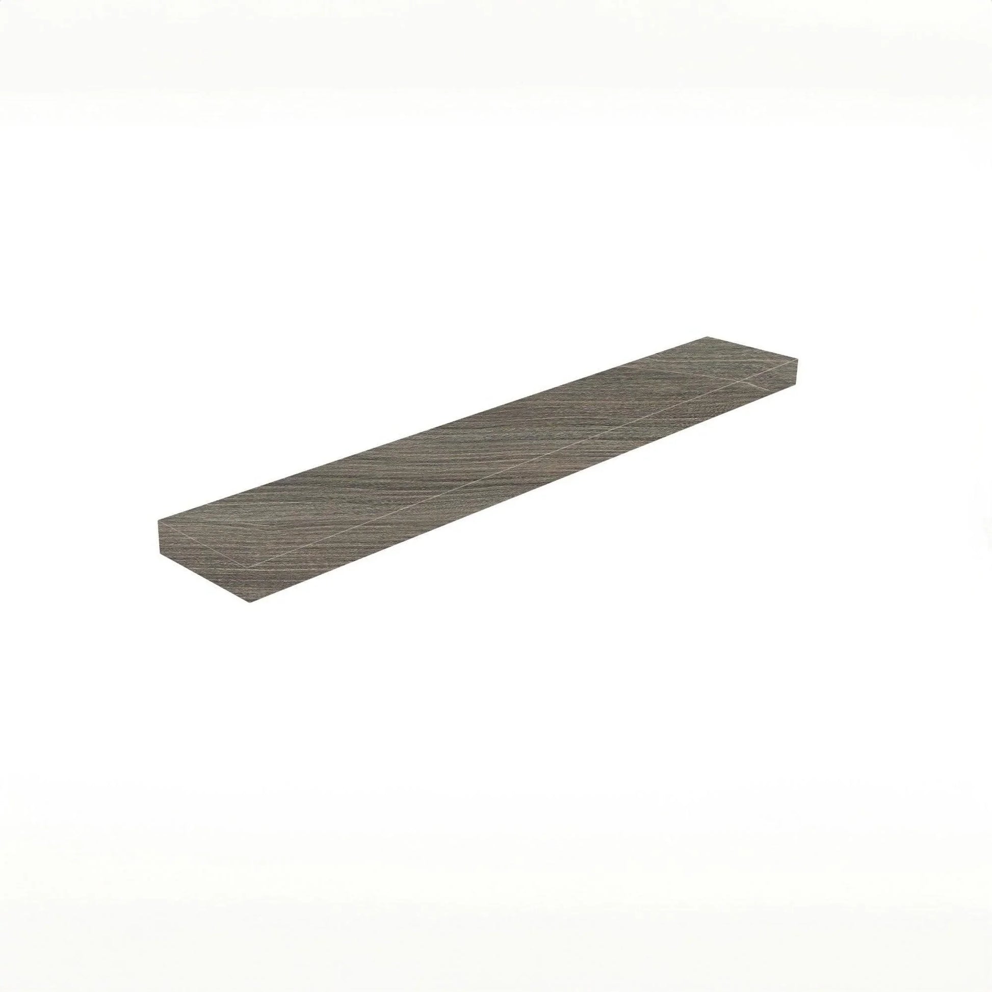 36" Wall-Mount Maple Grey Shelf
