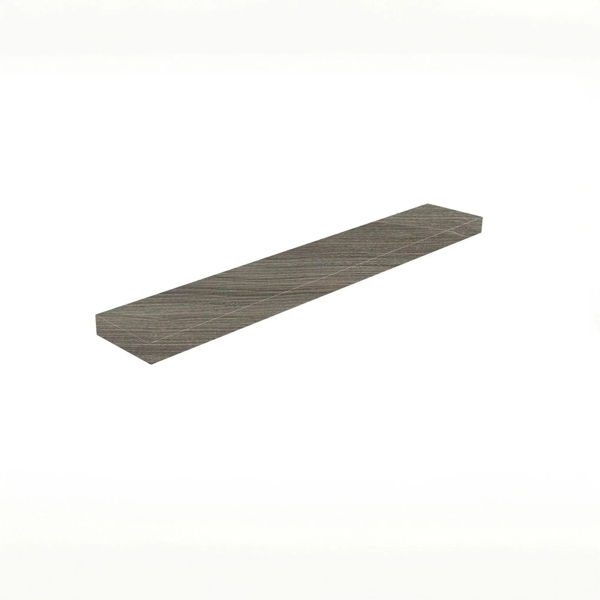 36" Wall-Mount Maple Grey Shelf