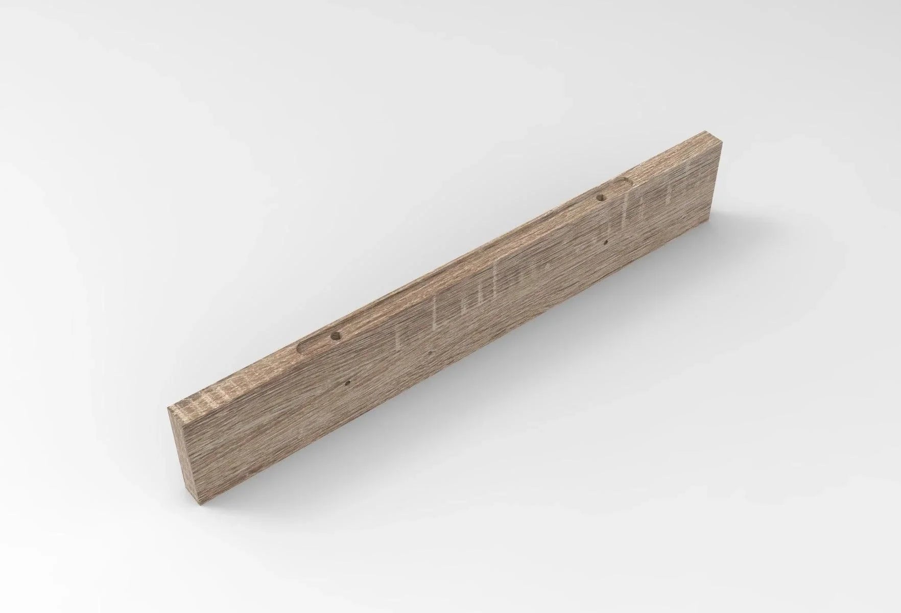 36" Wall-Mount Soft Oak Shelf - Golden Elite Deco