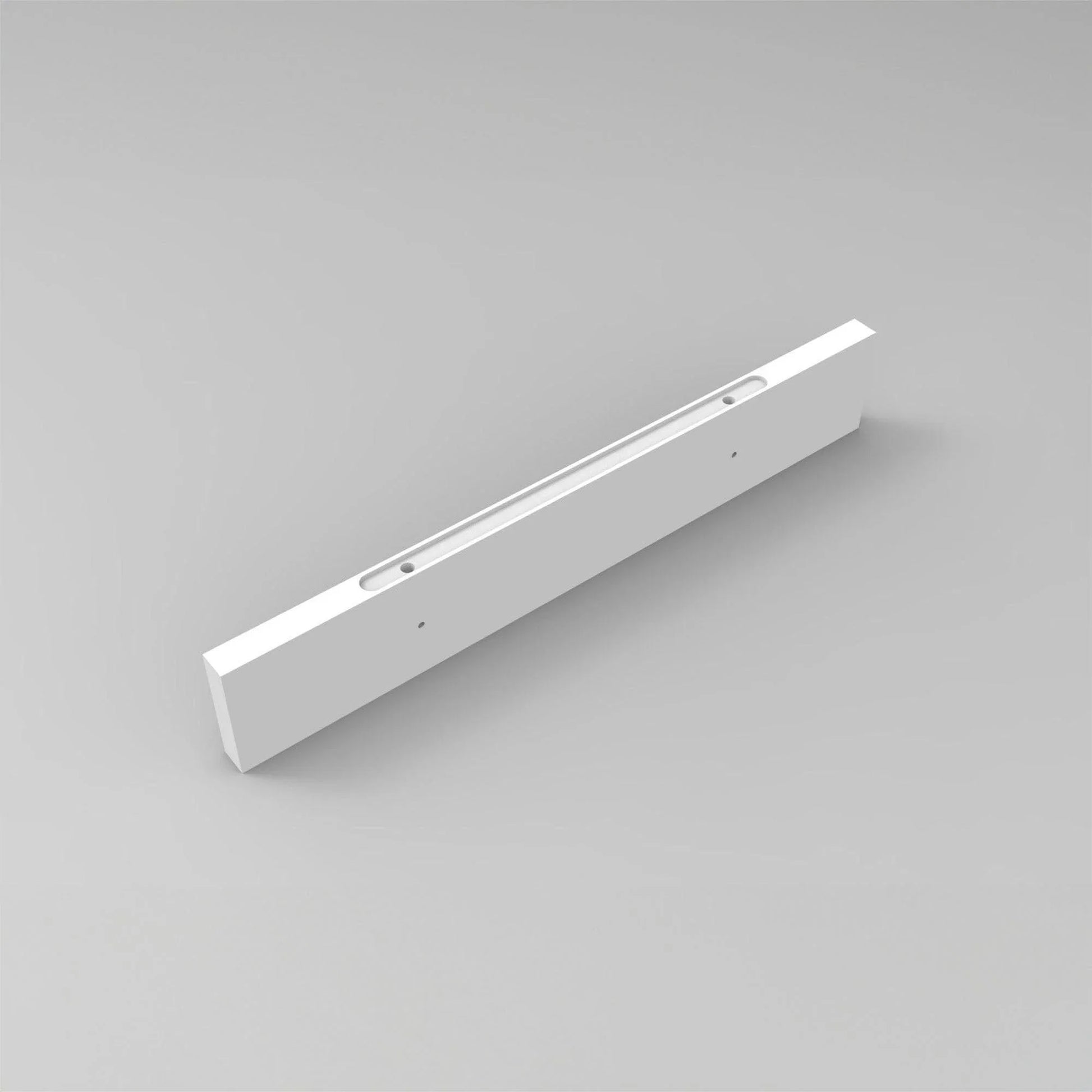 36" Wall-Mount Glossy White Shelf