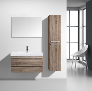 Bathroom Side Cabinet - Soft Oak Sofia - Golden Elite Deco