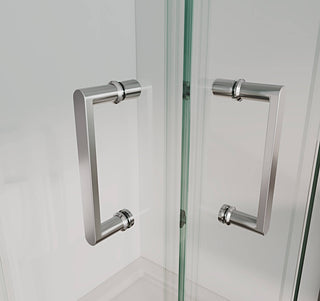 36"W x 36"D x 72"H x 8mm Sliding Shower Door with Chrome Hardware