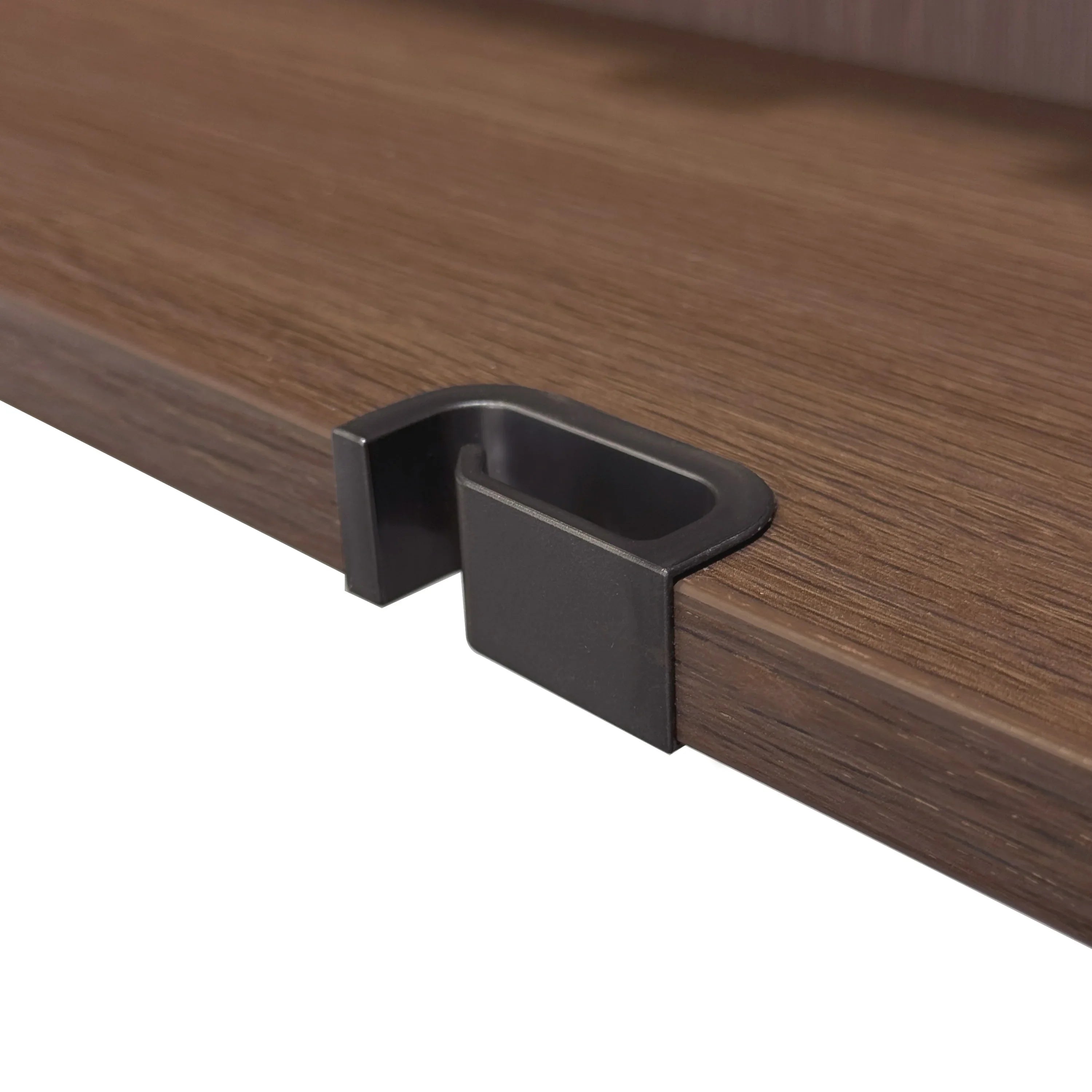 38" Brown Oak LED Mirror Cabinet with Open Shelving