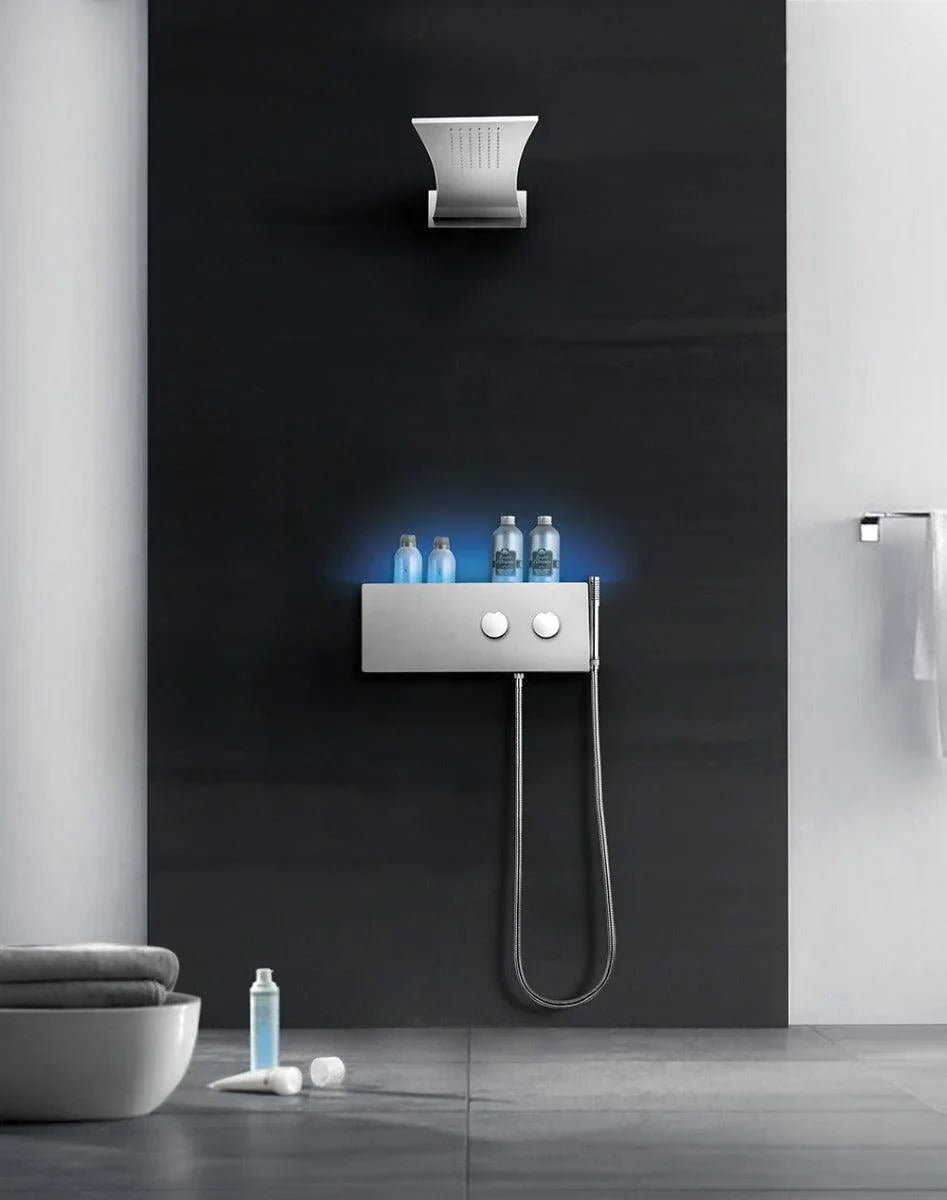 Limited Stock - Shower Diverter - LED Thermostatic 3-Function - Golden Elite Deco