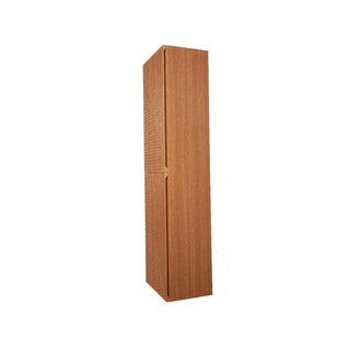 Bathroom Wall Hung Linen Cabinet - Light Oak  Simon