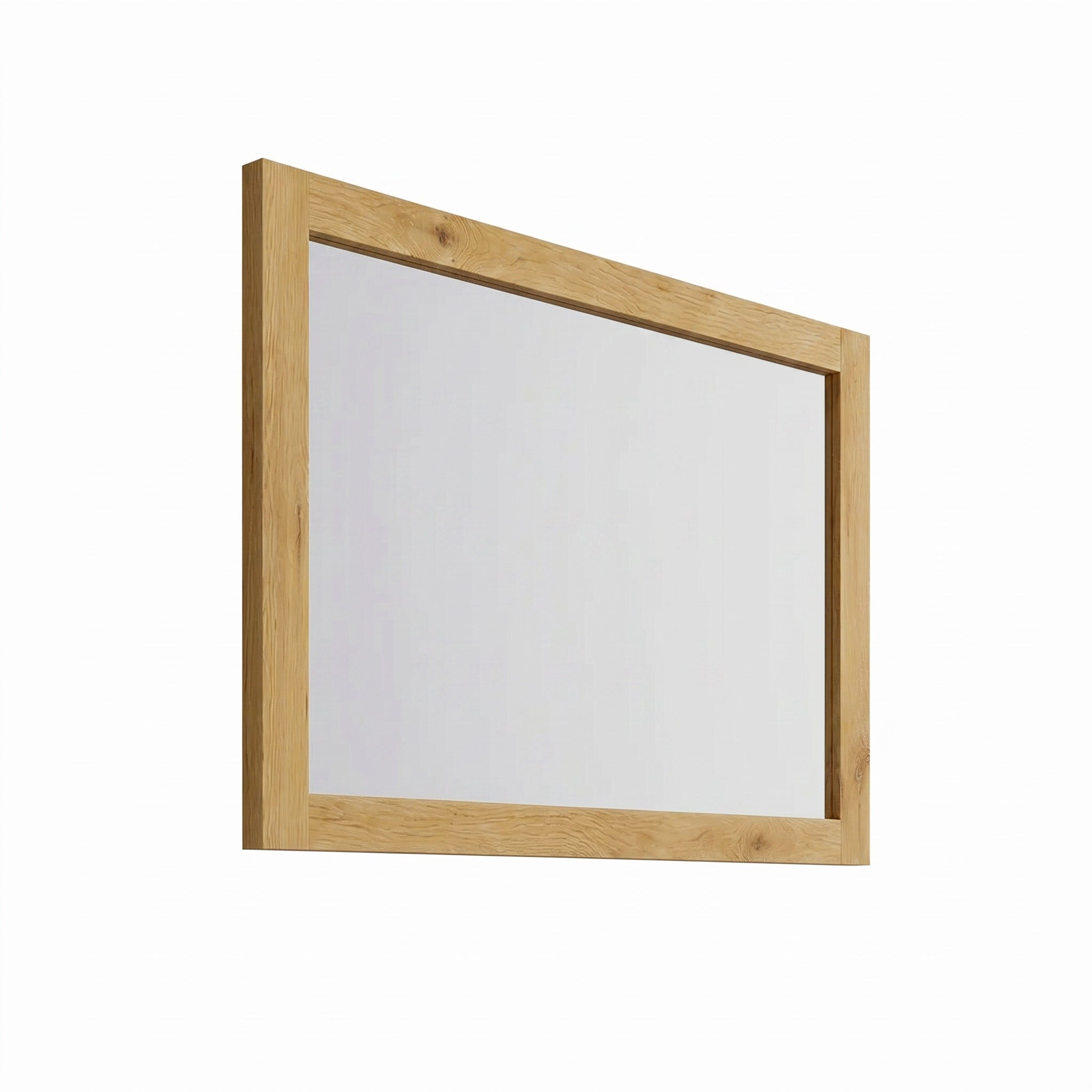 40" Frosted Oak Rectangular Framed Bathroom Mirror