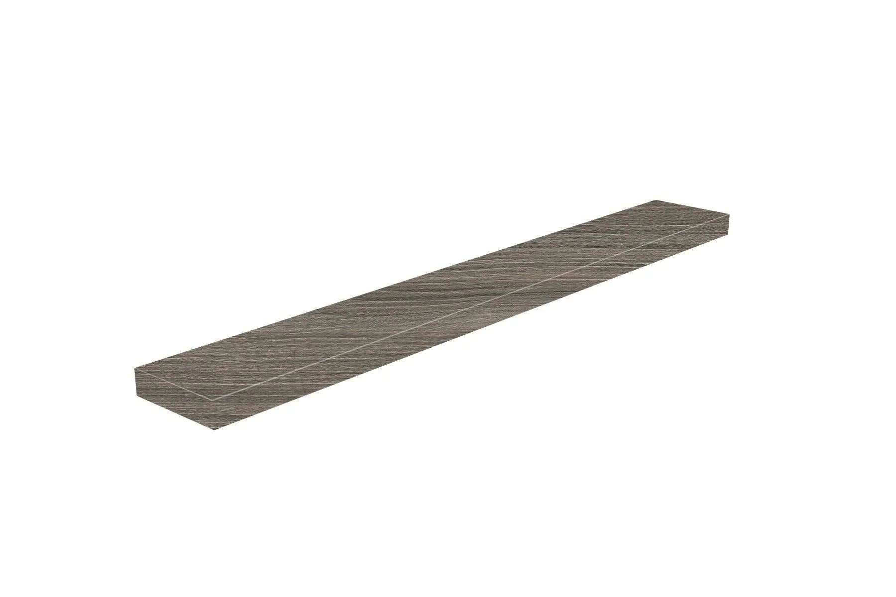 43" Wall-Mount Maple Grey Shelf - Golden Elite Deco