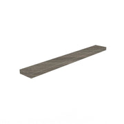 43" Wall-Mount Maple Grey Shelf