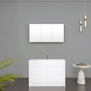 Armoire à Pharmacie Blanc Mat de 48 po