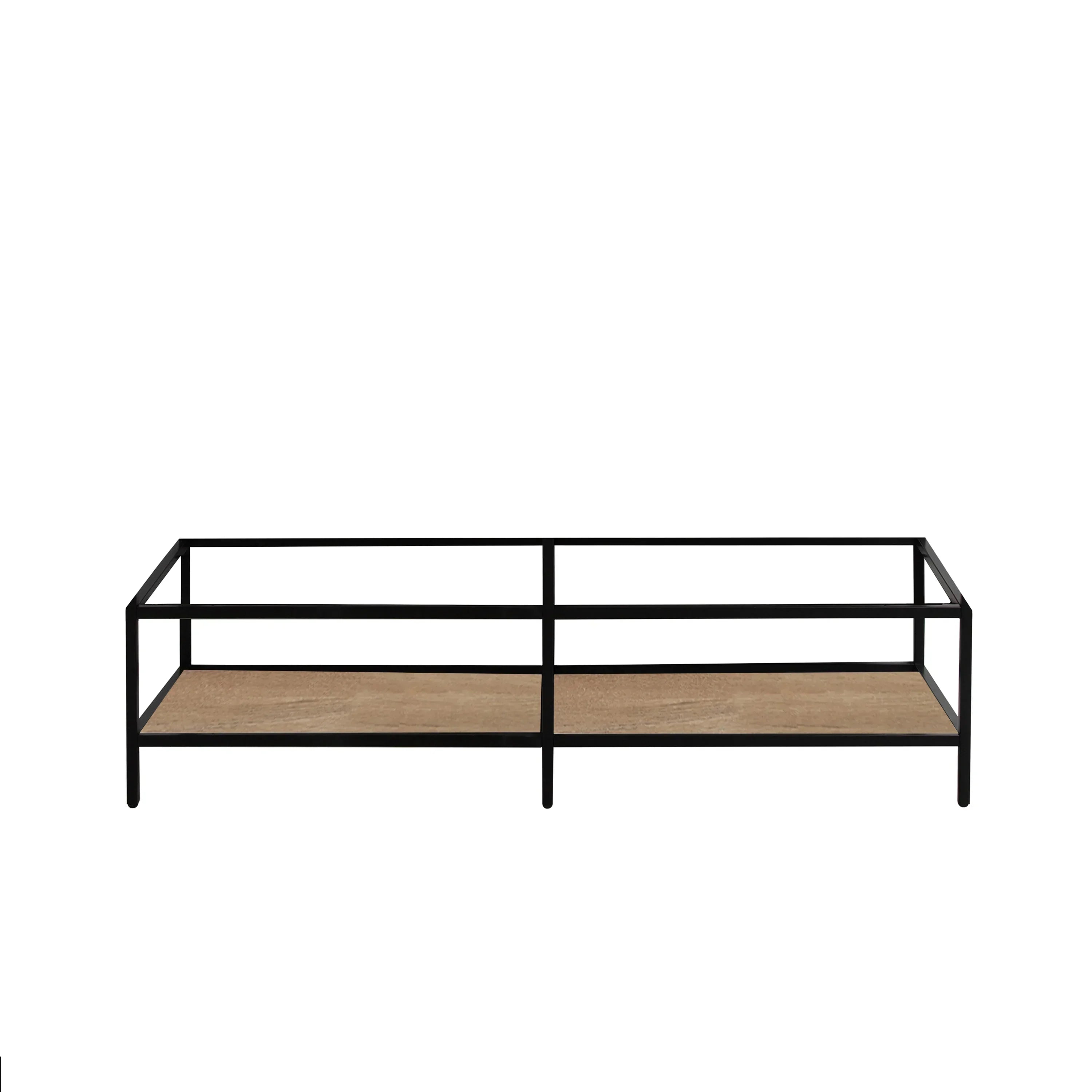 48" Rough Oak Wall Mount Single Sink Bathroom Vanity with White Polymarble Countertop - KD