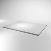 48" x 36" Matte White Solid Surface Reversible Shower Base