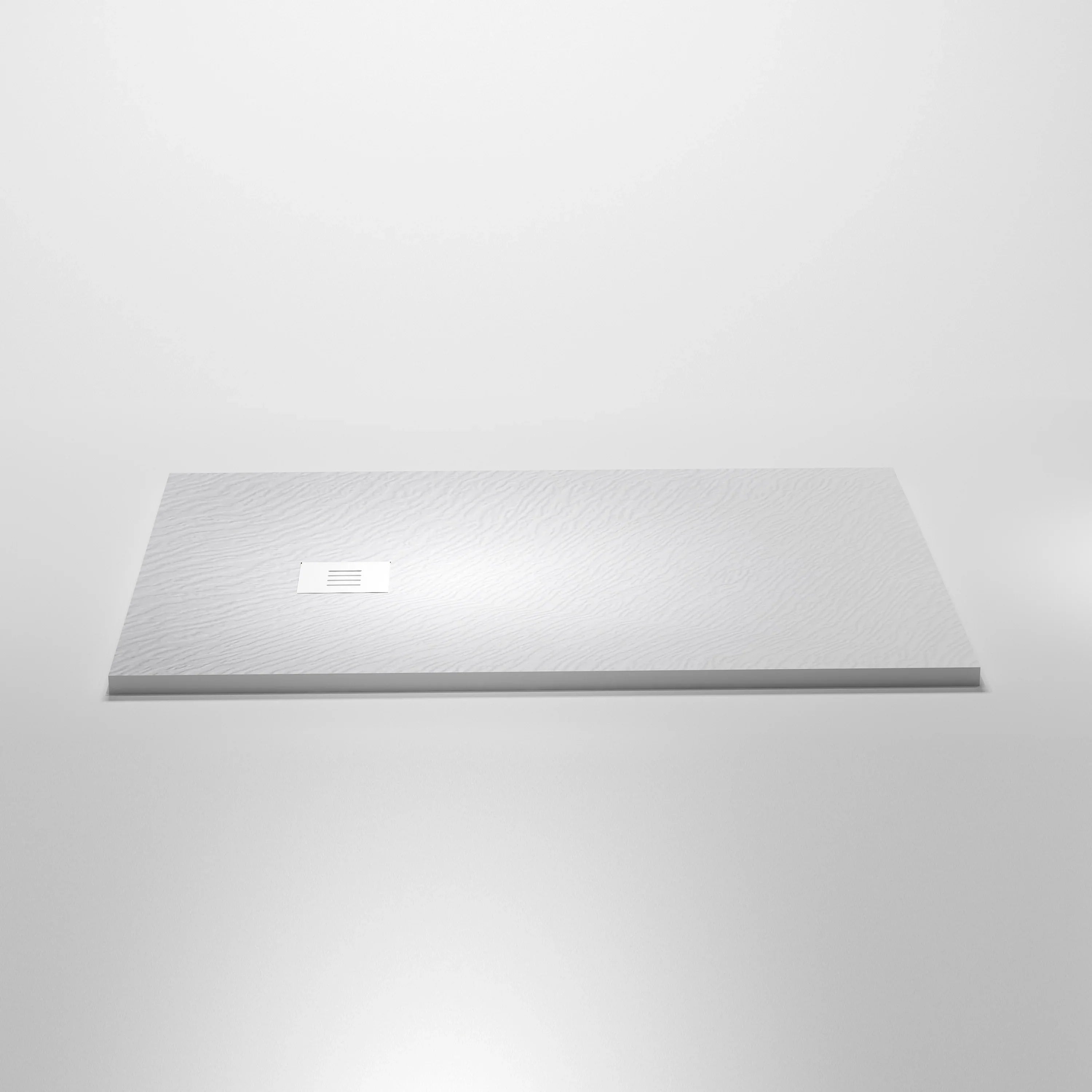 Base de douche surface solide blanc mat 48po x 36po réversible