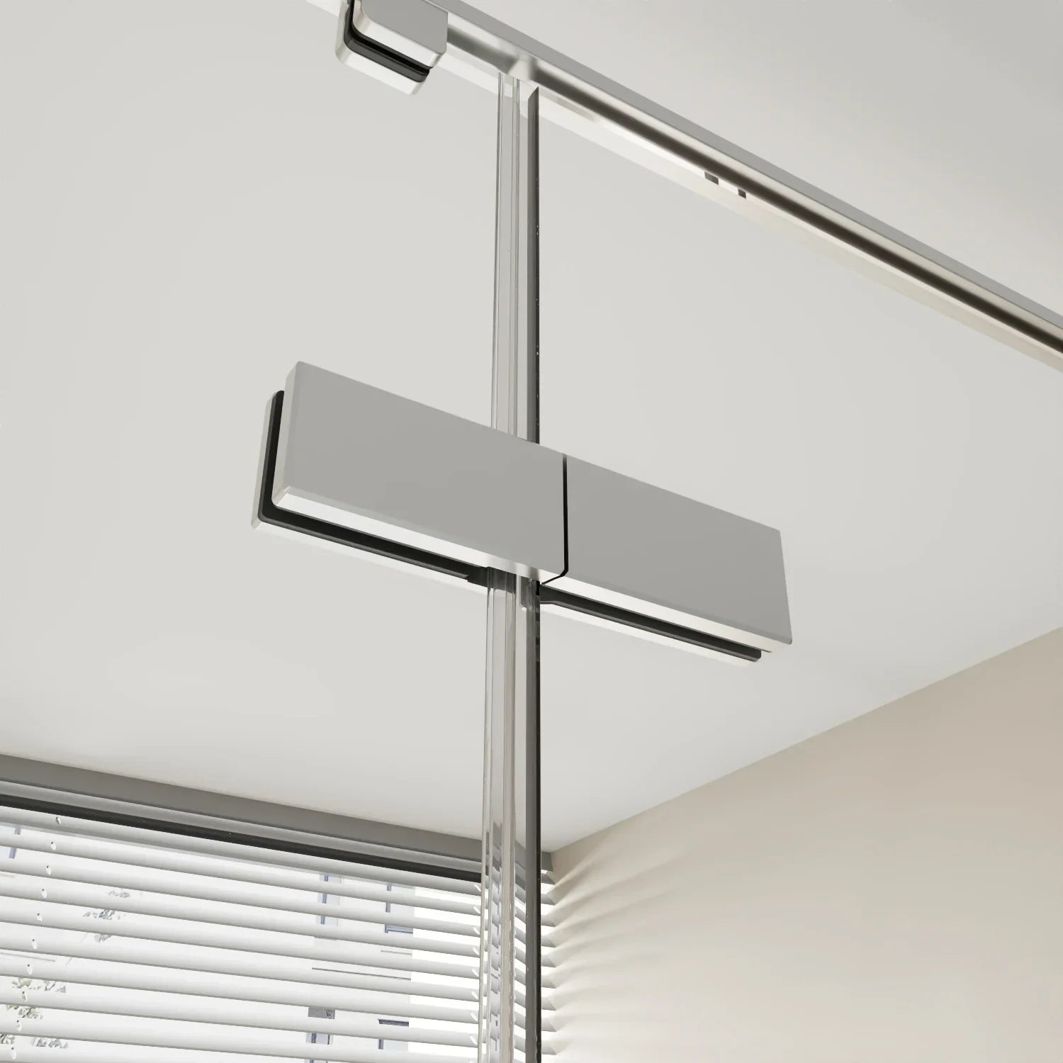 Porte de douche pivotante chromée réversible 48po x 79po avec verre trempé 8mm