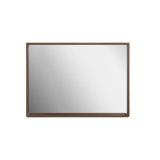 48 Rectangular Framed Mirror - Walnut