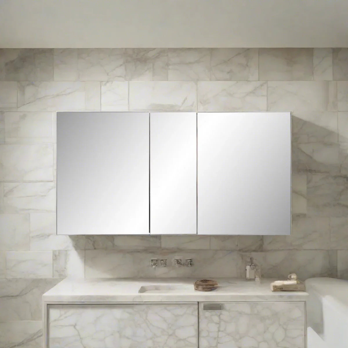 Armoir de Pharmacie de 50po - Aluminum