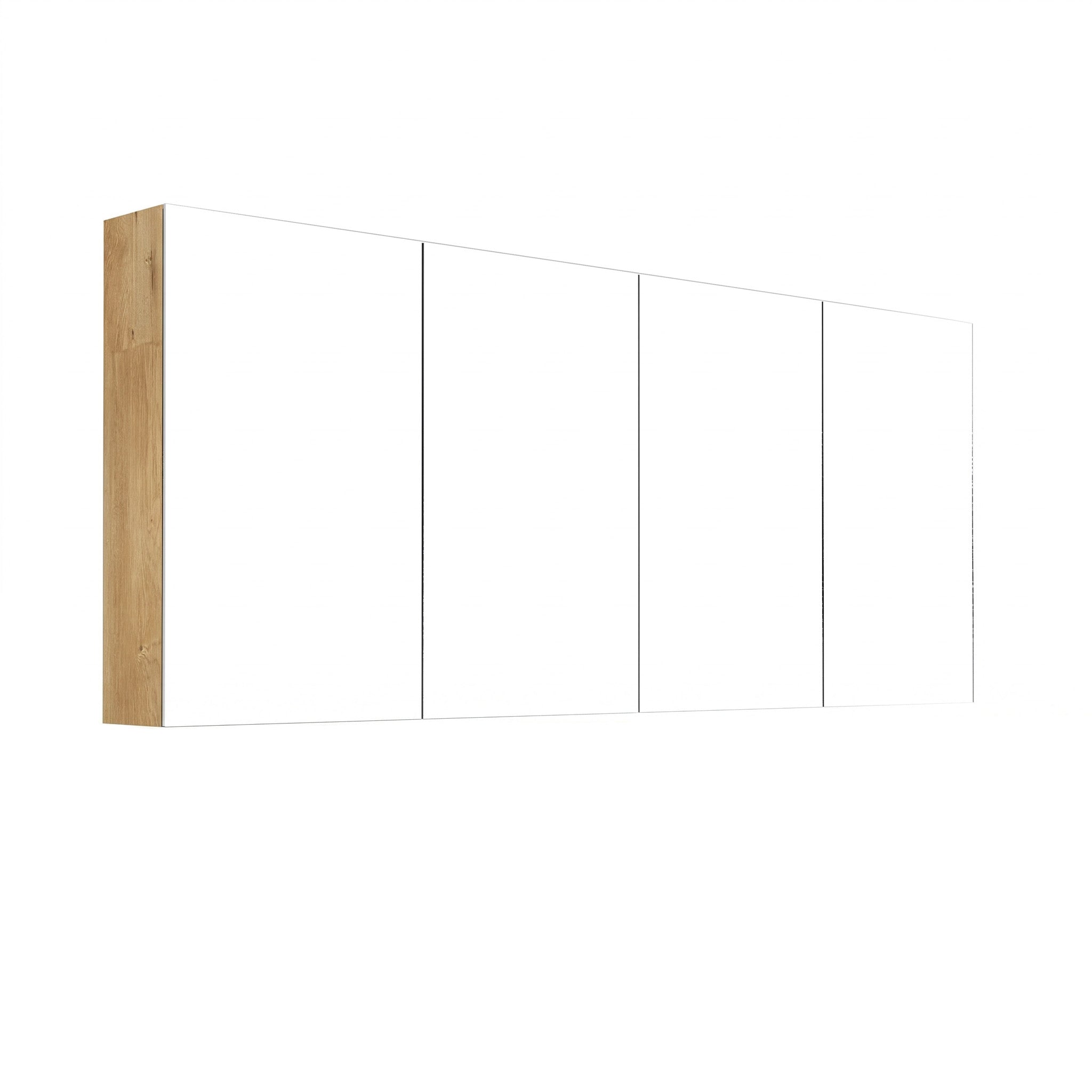 60" Frosted Oak Medicine Cabinet