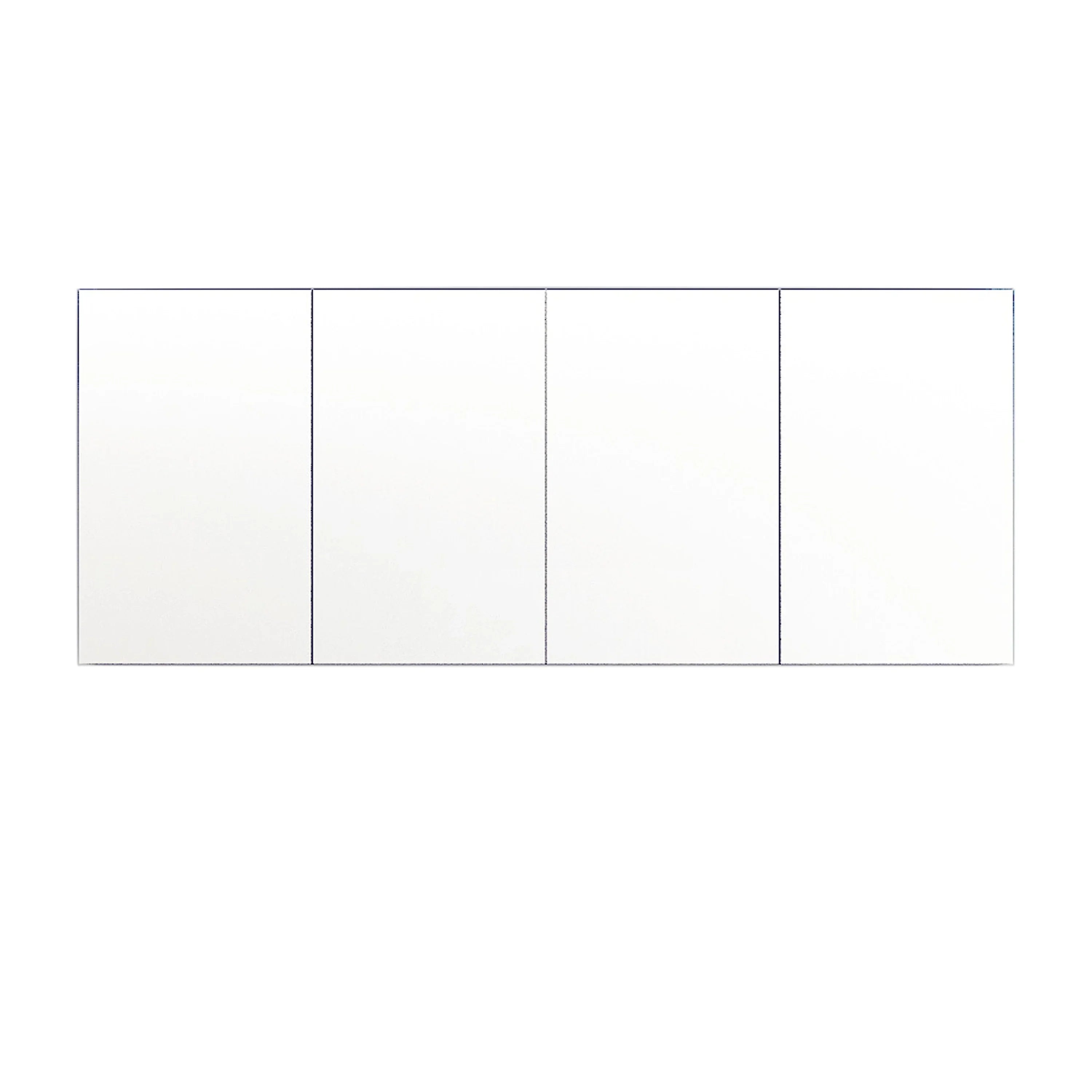 60" Matte White Medicine Cabinet