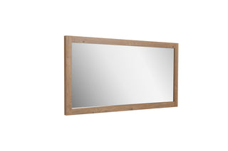 Miroir Rectangulaire de 60 po avec Cadre en Chêne Brut