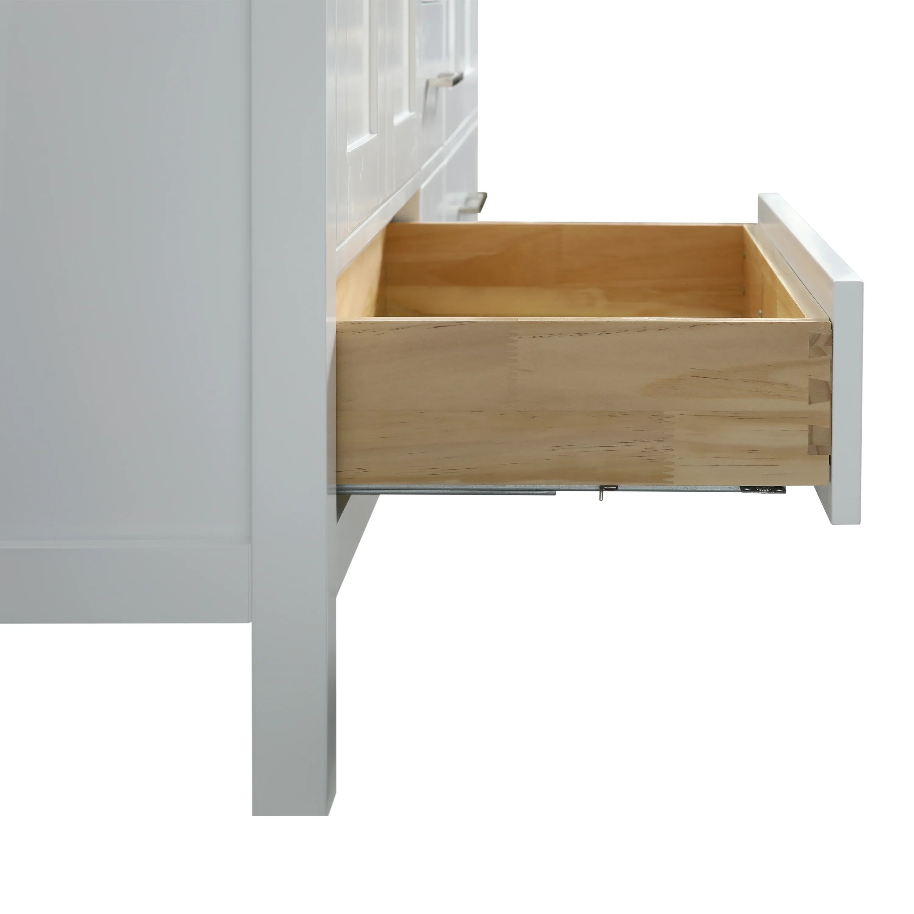 Meuble-Lavabo Autoportant 60po Blanc avec Comptoir de Marbre Ingénierie Calcutta