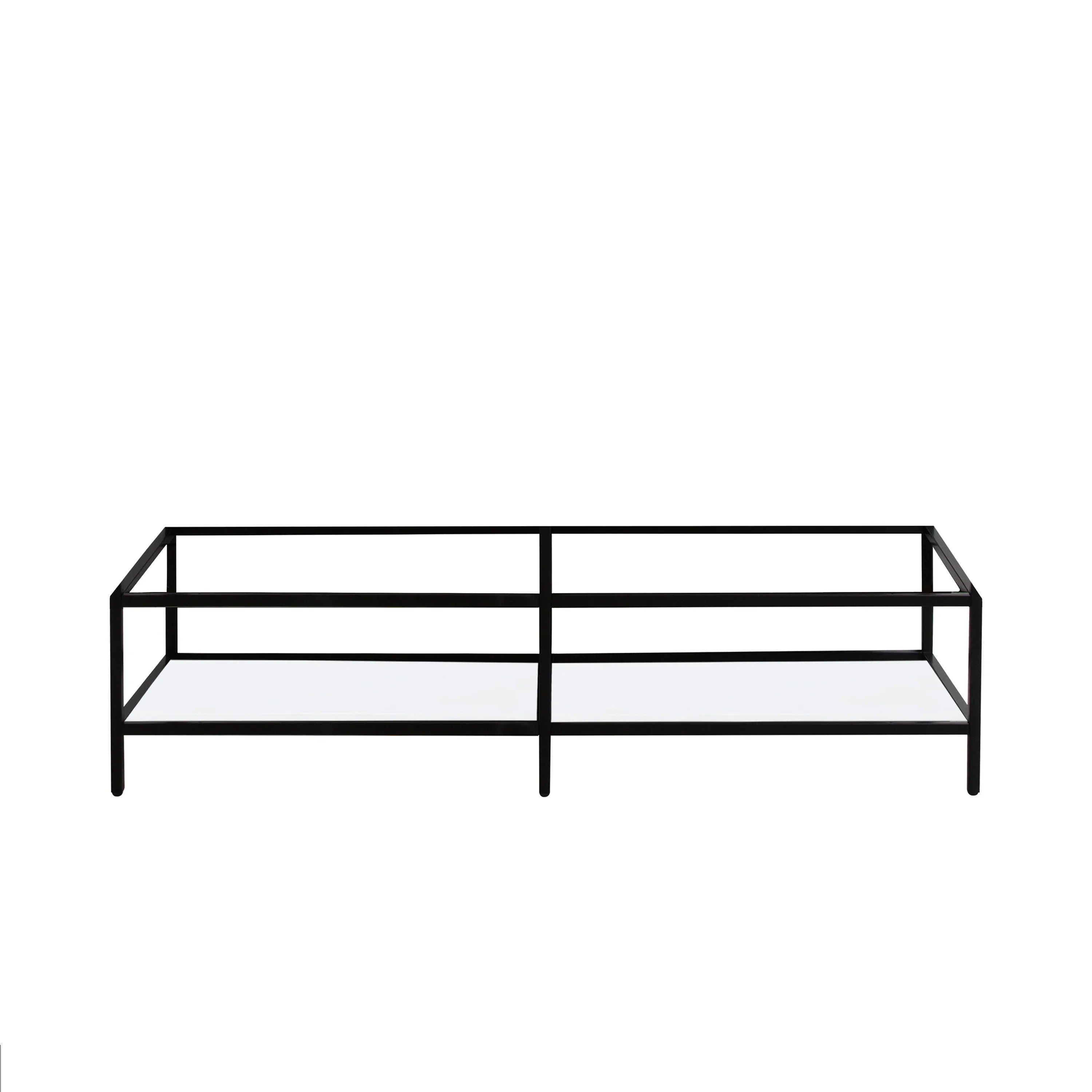 60" White Wall Mount Double Sink Bathroom Vanity with Black Engineered Quartz Countertop