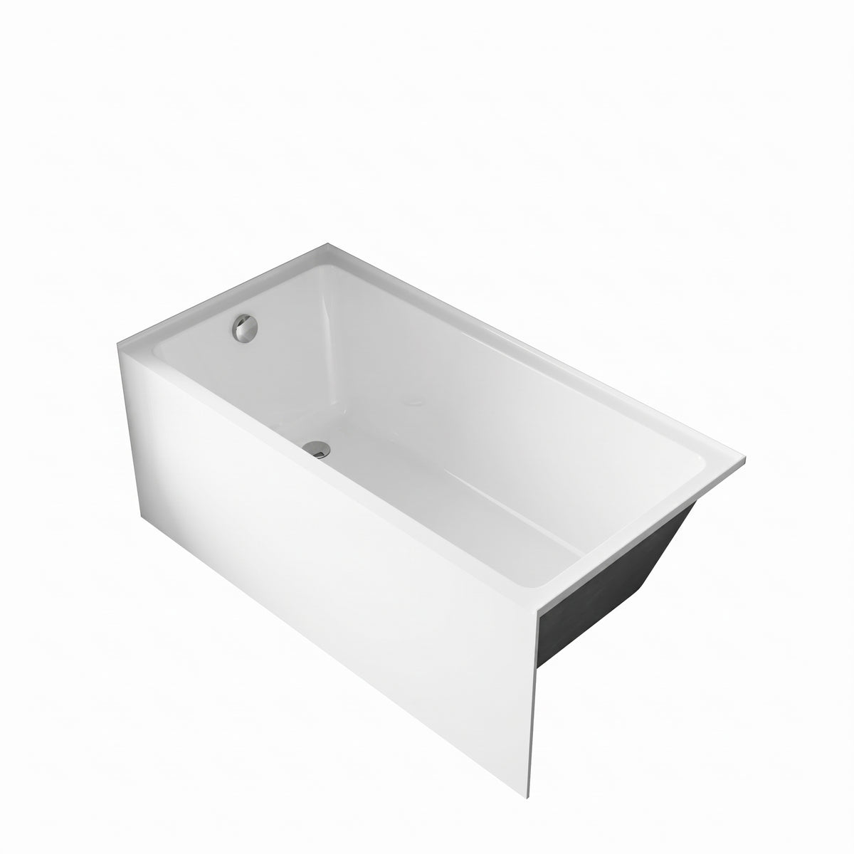 Baignoire alcôve Haven 60 po x 30 po en acrylique blanc lustré