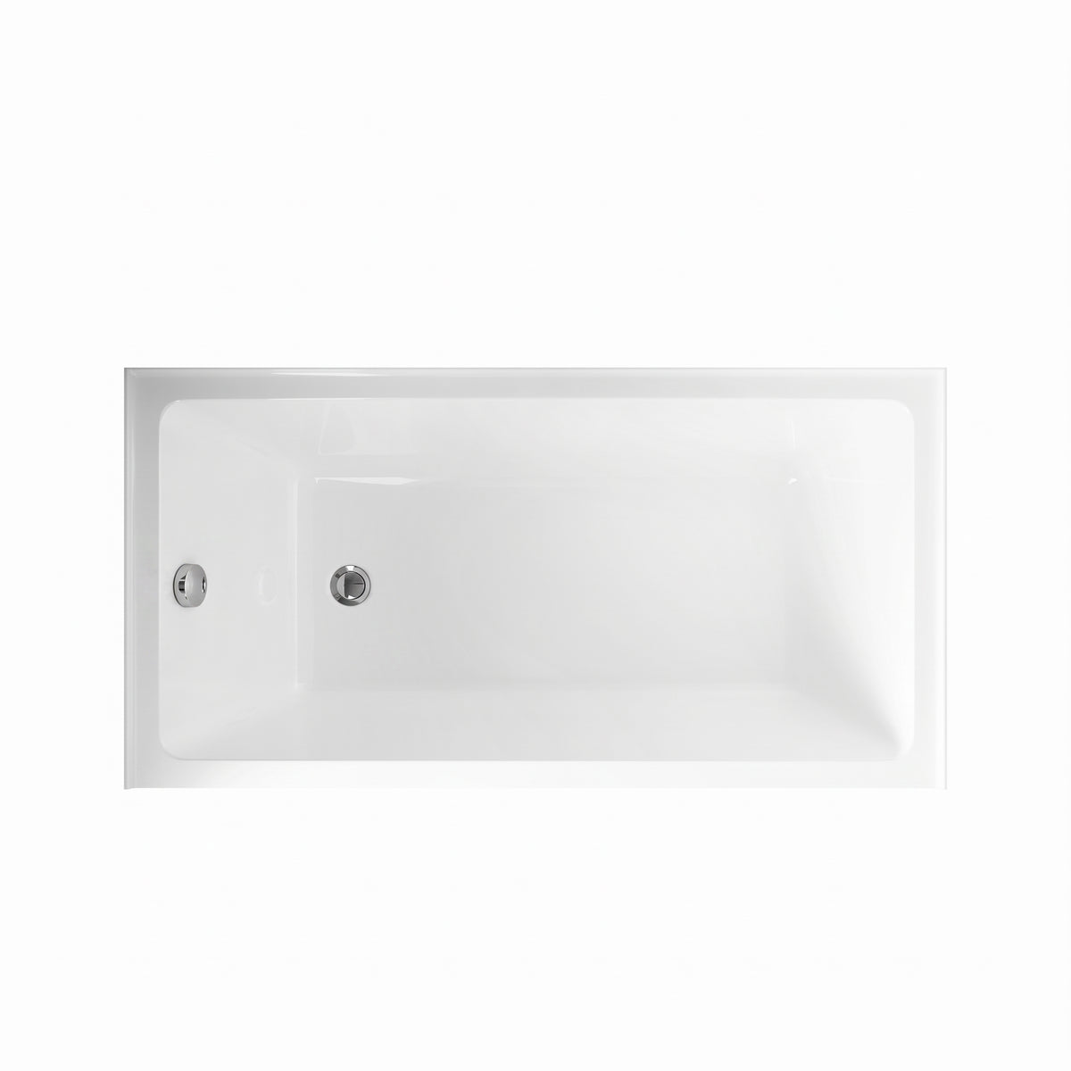 Baignoire alcôve Haven 60 po x 30 po en acrylique blanc lustré