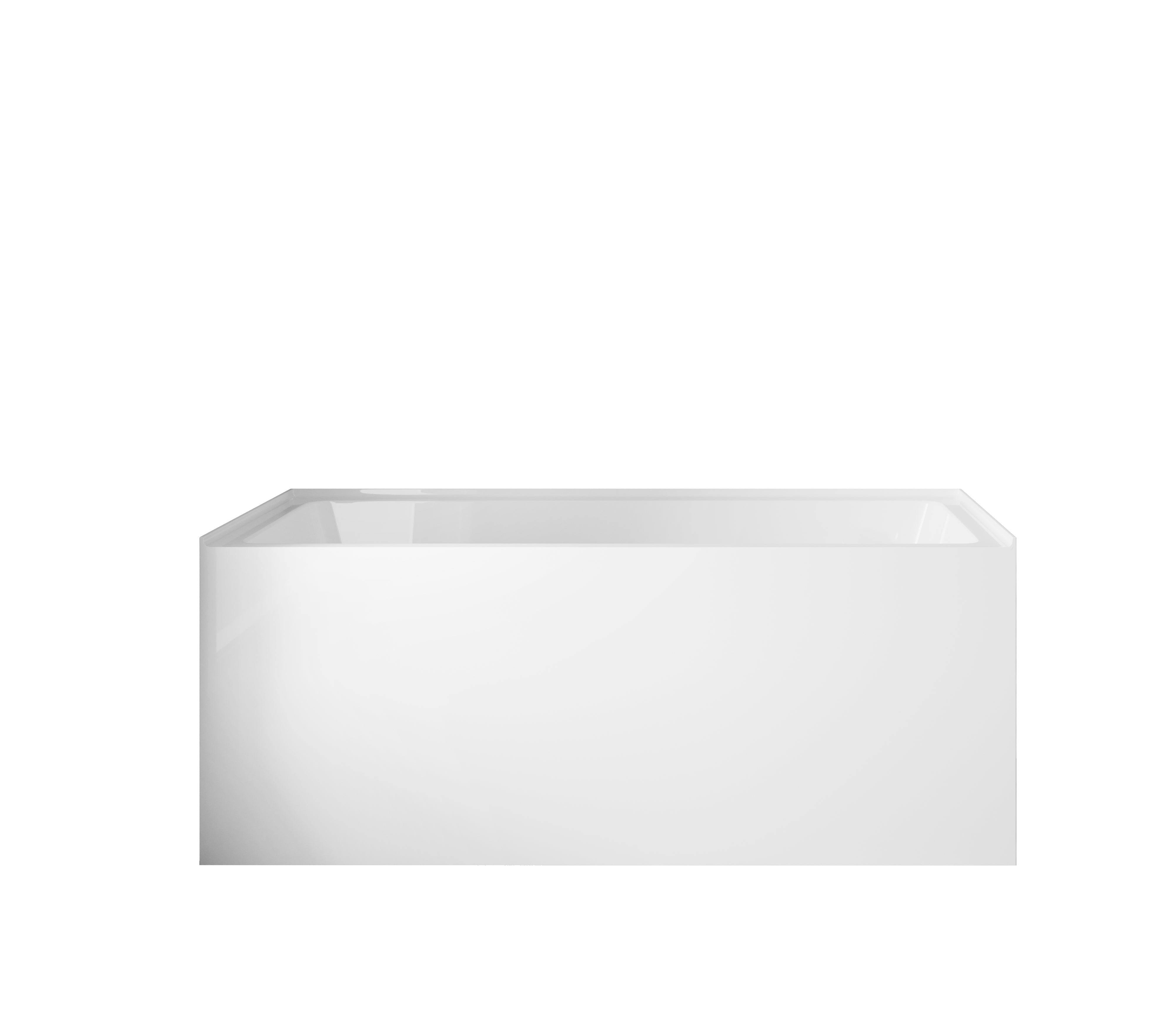 Baignoire alcôve Haven 60 po x 30 po en acrylique blanc lustré