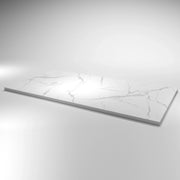 Base de douche surface solide Calcutta blanc 60po x 32po réversible