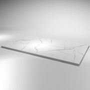 Base de douche surface solide Calcutta blanc 60po x 36po réversible