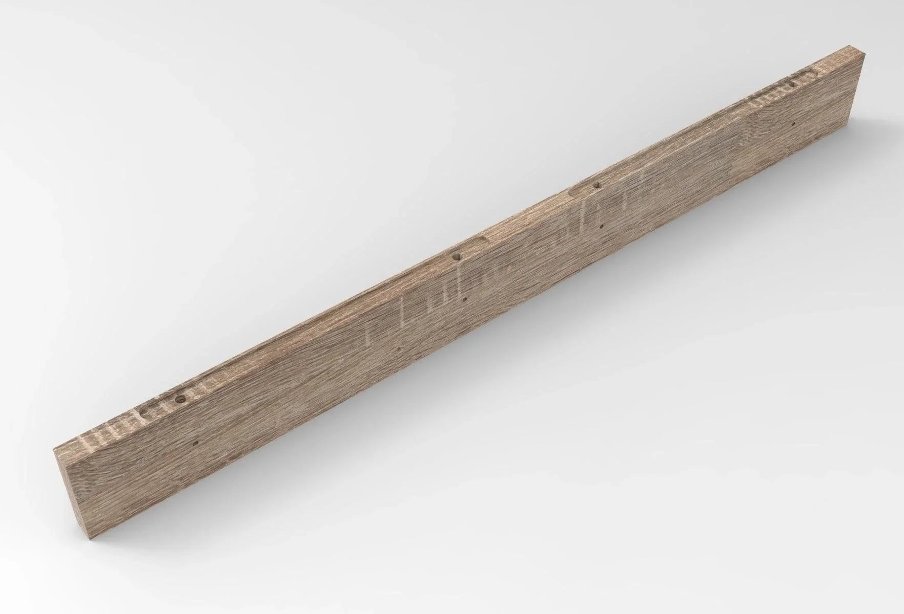 60" Wall-Mount Soft Oak Shelf - Golden Elite Deco