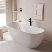 67" Aria Freestanding Acrylic Bathtub - Glossy White