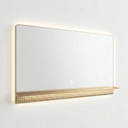69" Champagne LED Bathroom Mirror with Dimming Function
