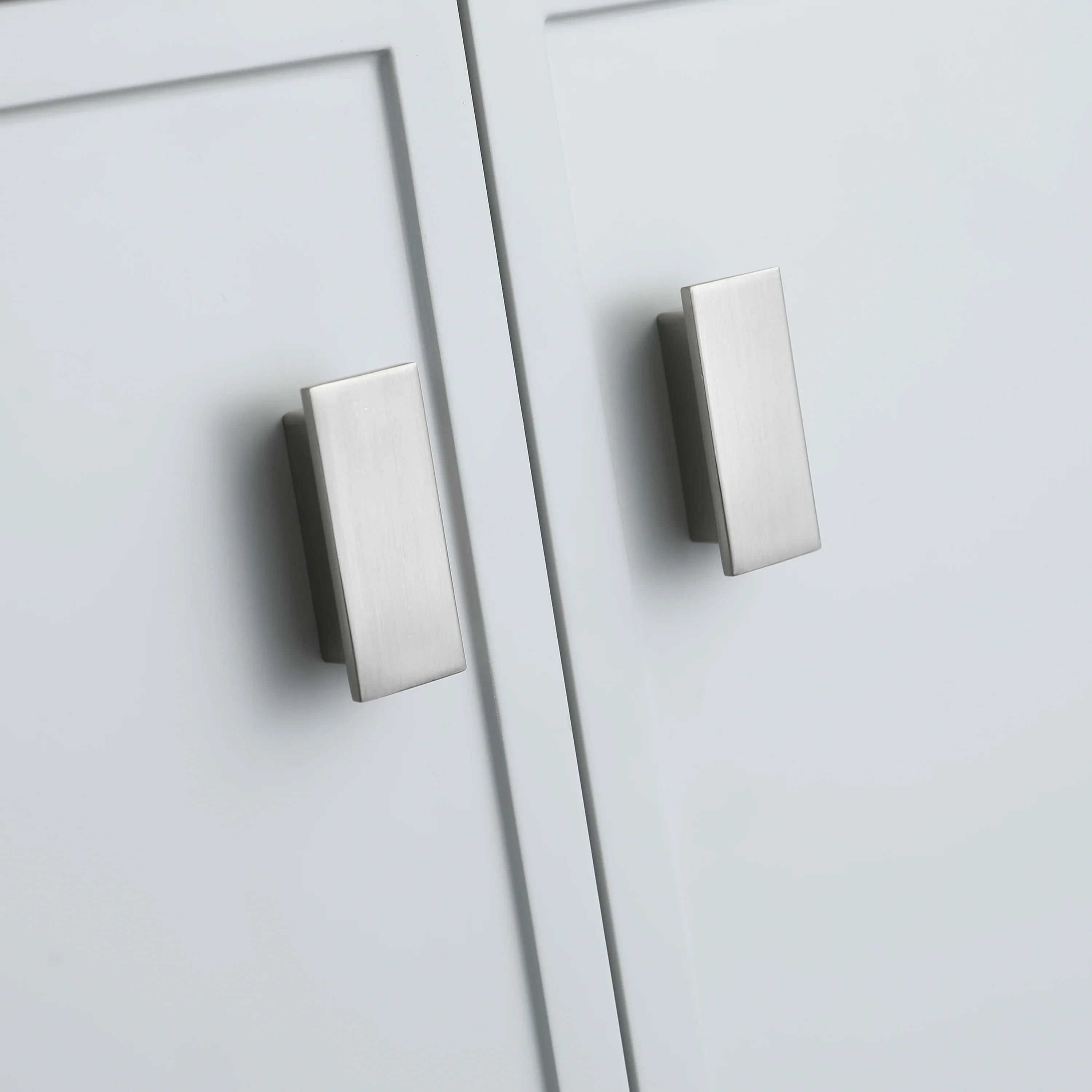 Meuble Lavabo Autoportant 72po Hampton Gris Double Vasque avec Comptoir Marbre Calcutta