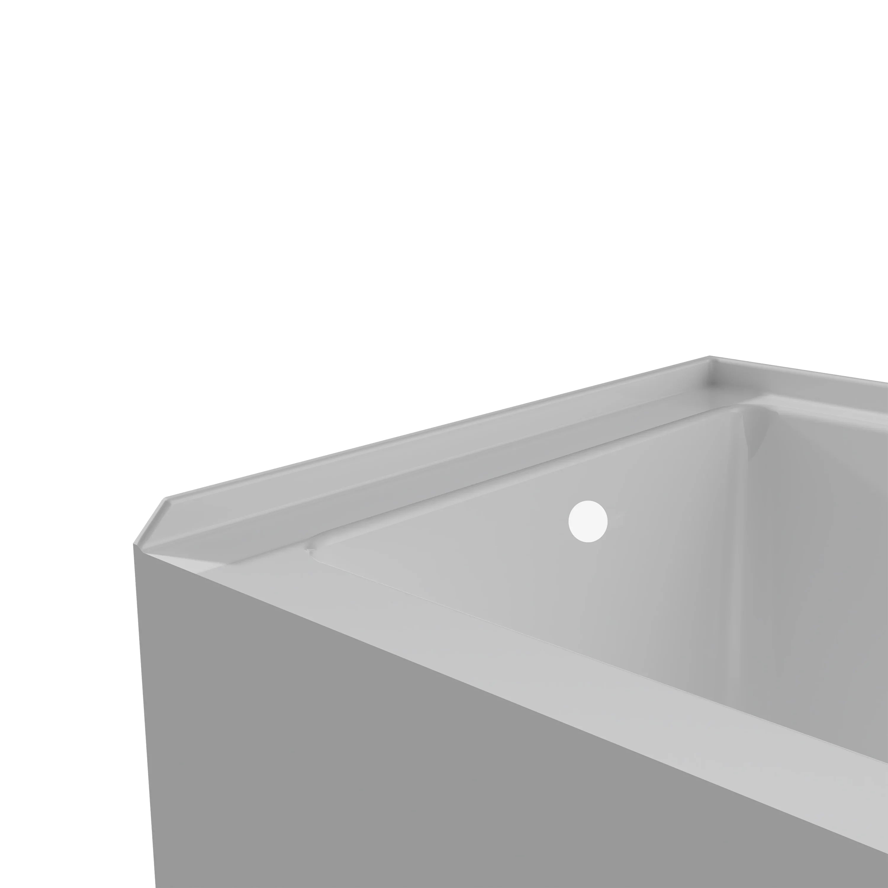 60" x 32" Acrylic Alcove Bathtub - Left Drain