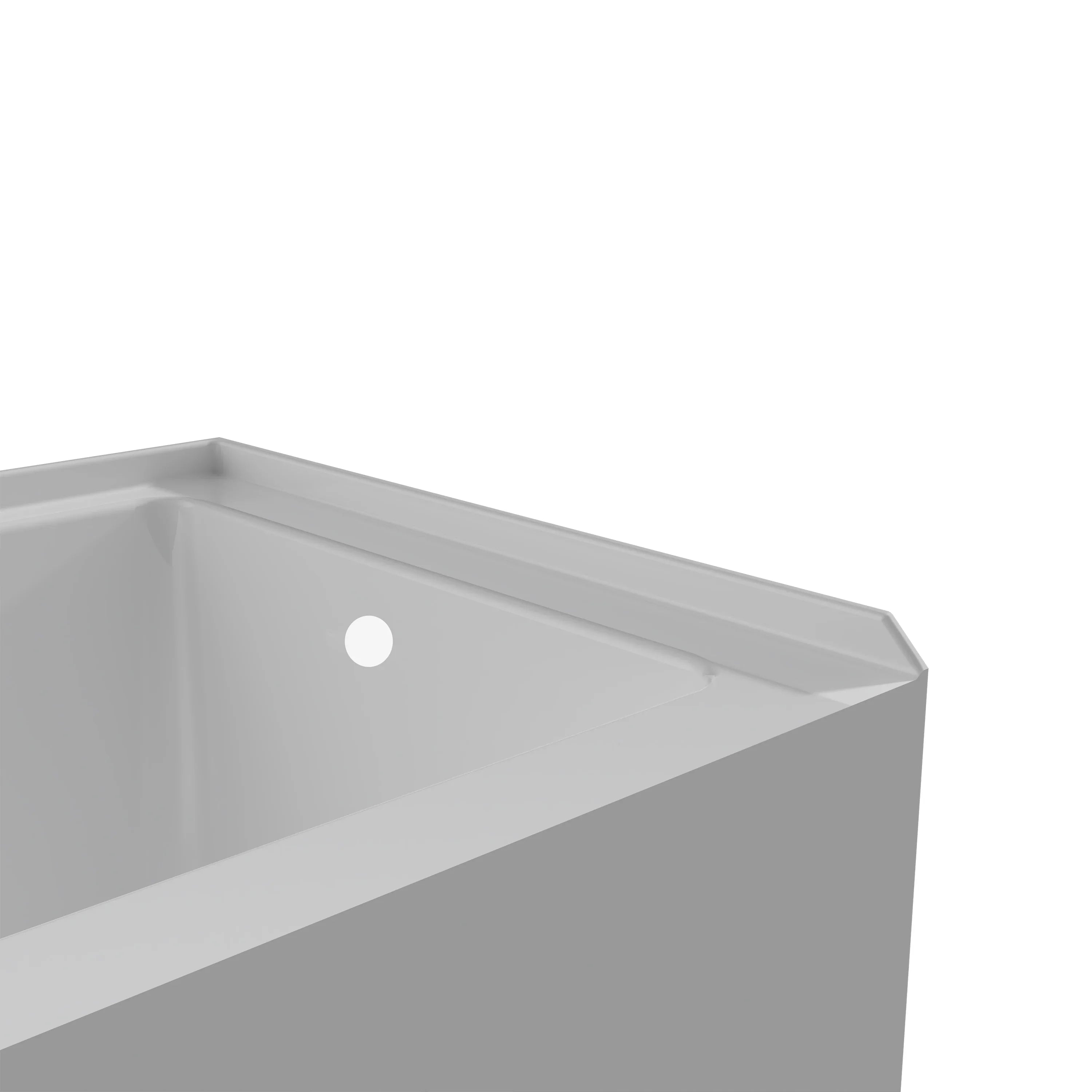 Baignoire en Alcôve en Acrylique 60 po x 32 po – Option de Drain à Droite ou à Gauche