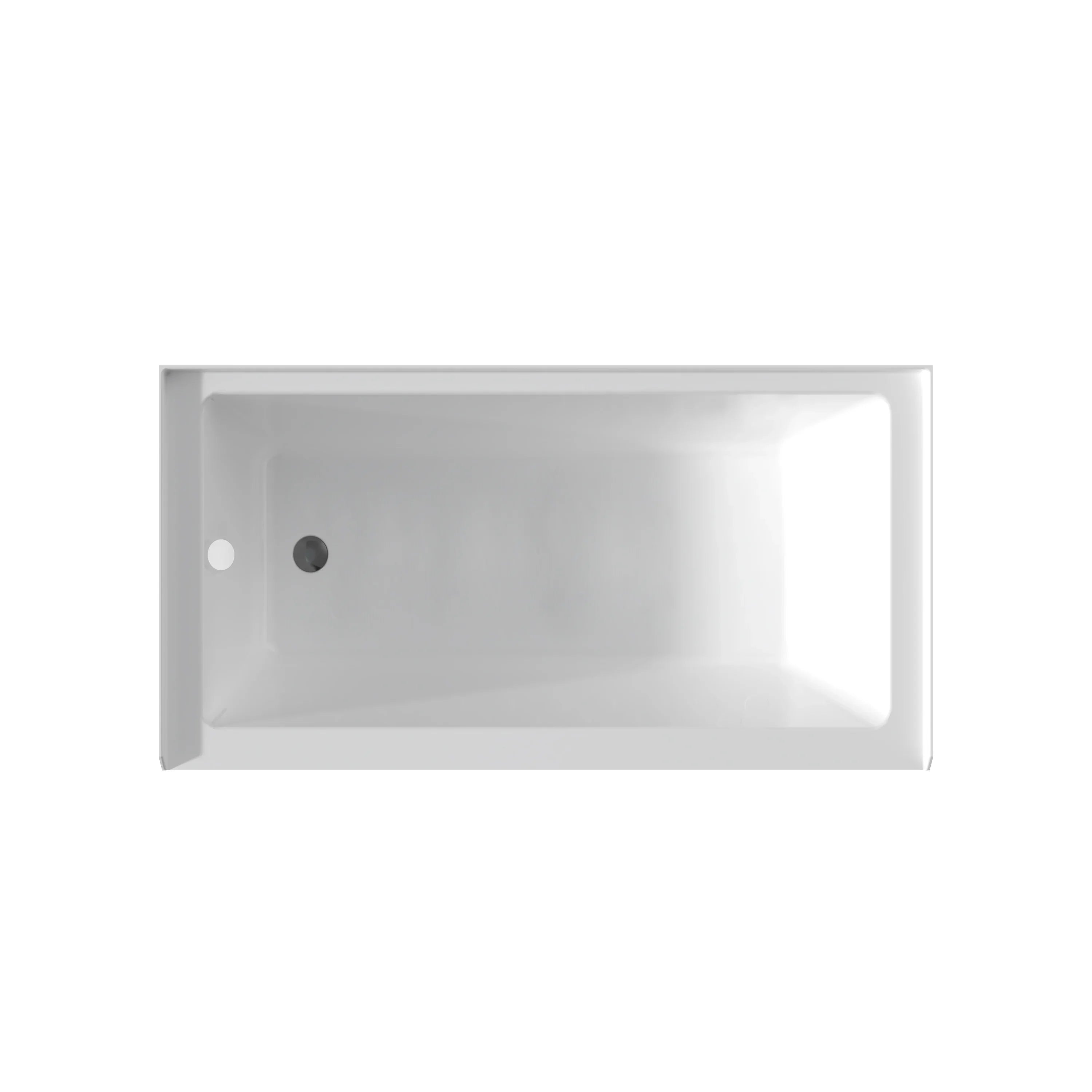 60" x 36" Acrylic Alcove Bathtub - Left Drain