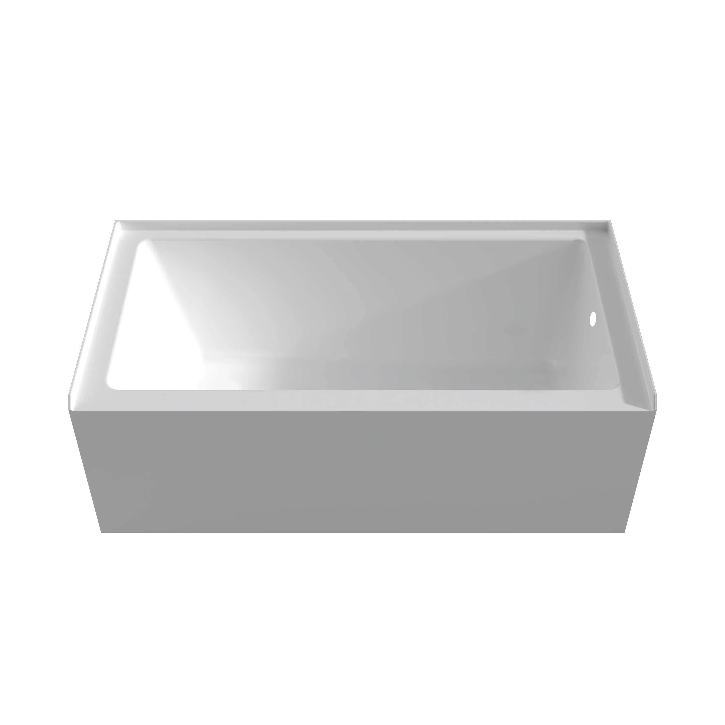 Baignoire en Alcôve en Acrylique 60" x 36" - Option de Drain à Droite ou à Gauche