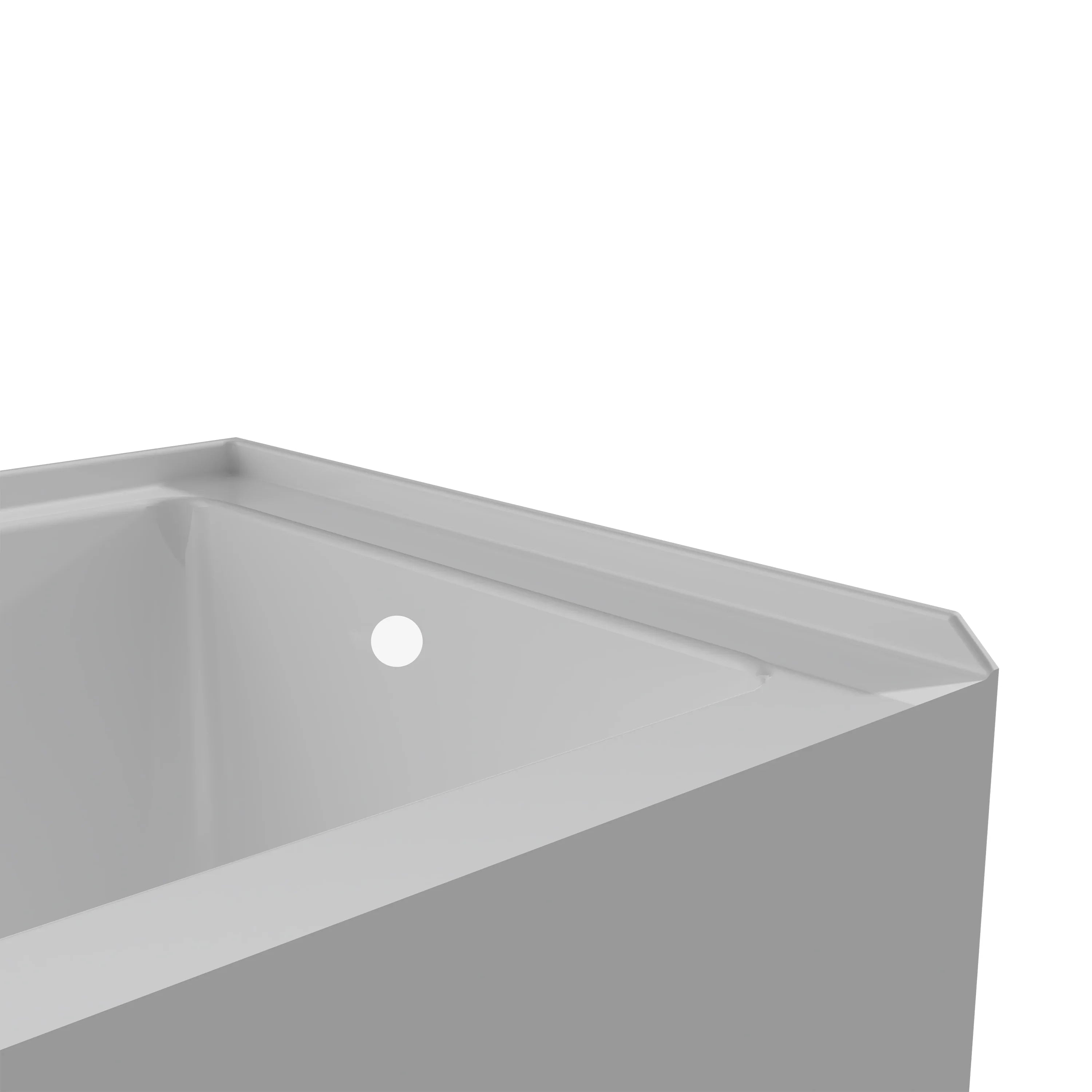 Baignoire en Alcôve en Acrylique 60" x 36" - Option de Drain à Droite ou à Gauche
