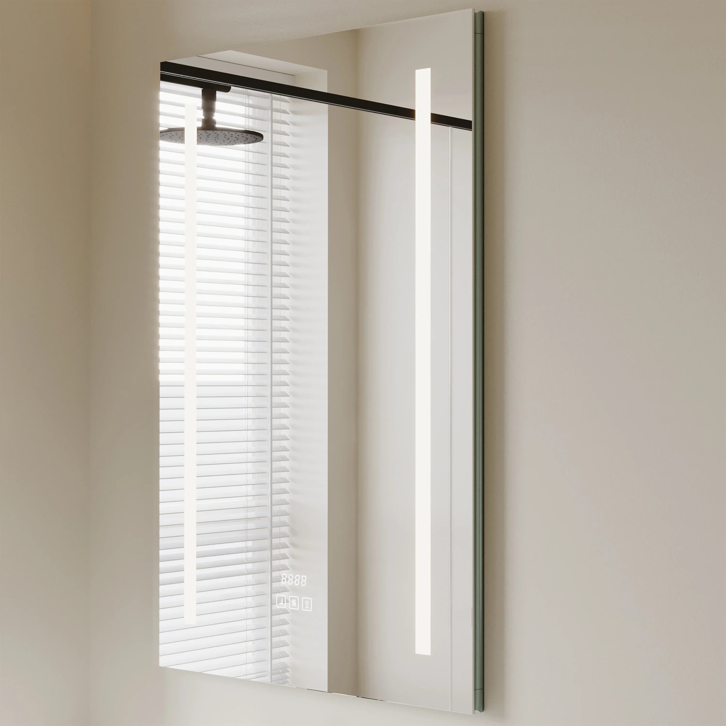 Armoire à Pharmacie à DEL en Aluminium de 24 pouces