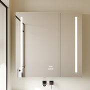 Armoire à pharmacie en aluminium de 36 po avec éclairage DEL et miroir antibuée
