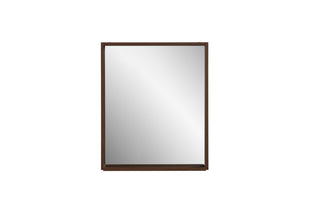 30" Rectangular Framed Mirror - Walnut