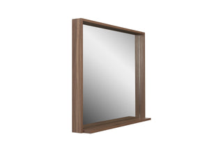 48" Rectangular Framed Mirror - Walnut