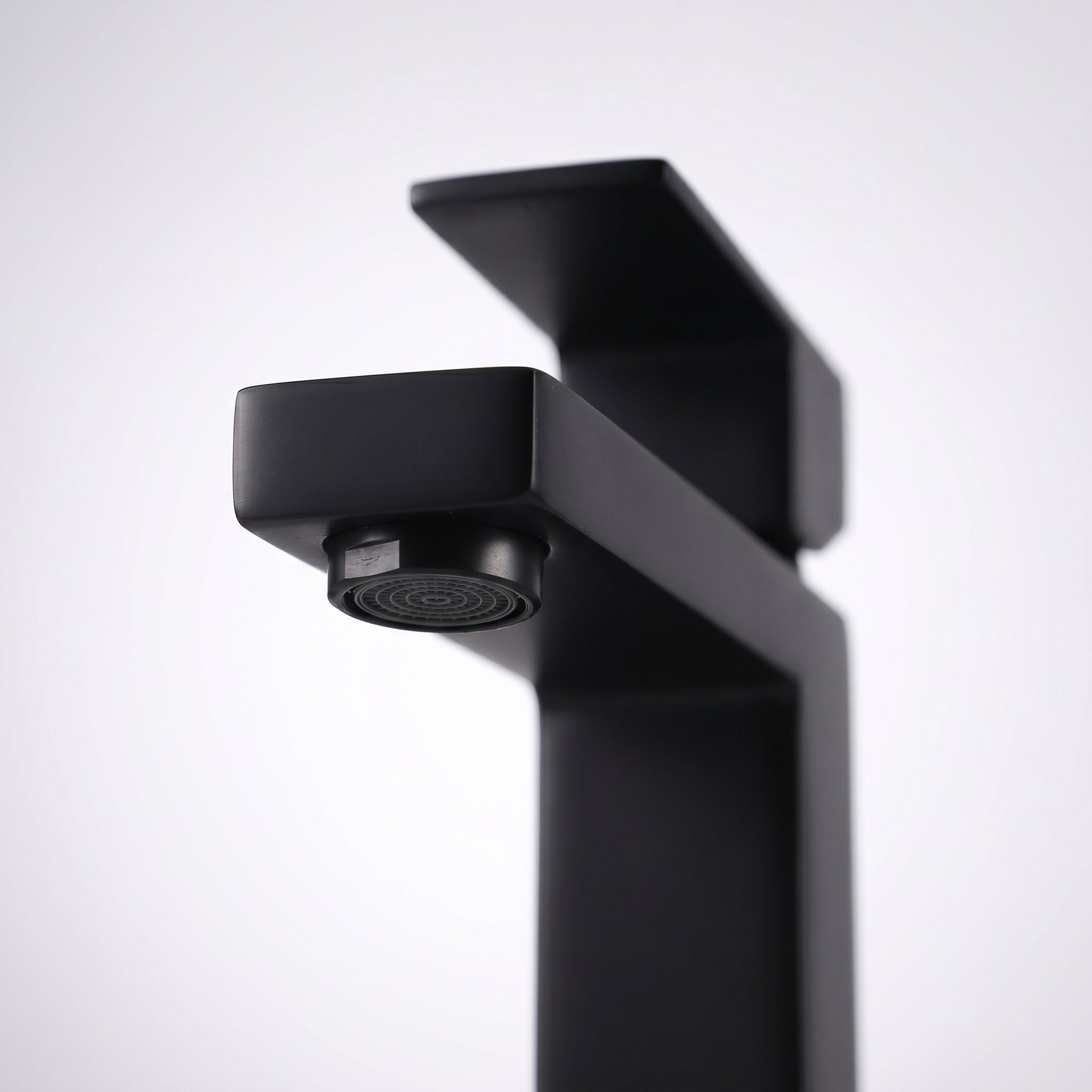 Arizona Single Handle Bathroom Sink Stainless Steel Faucet in Matte Black