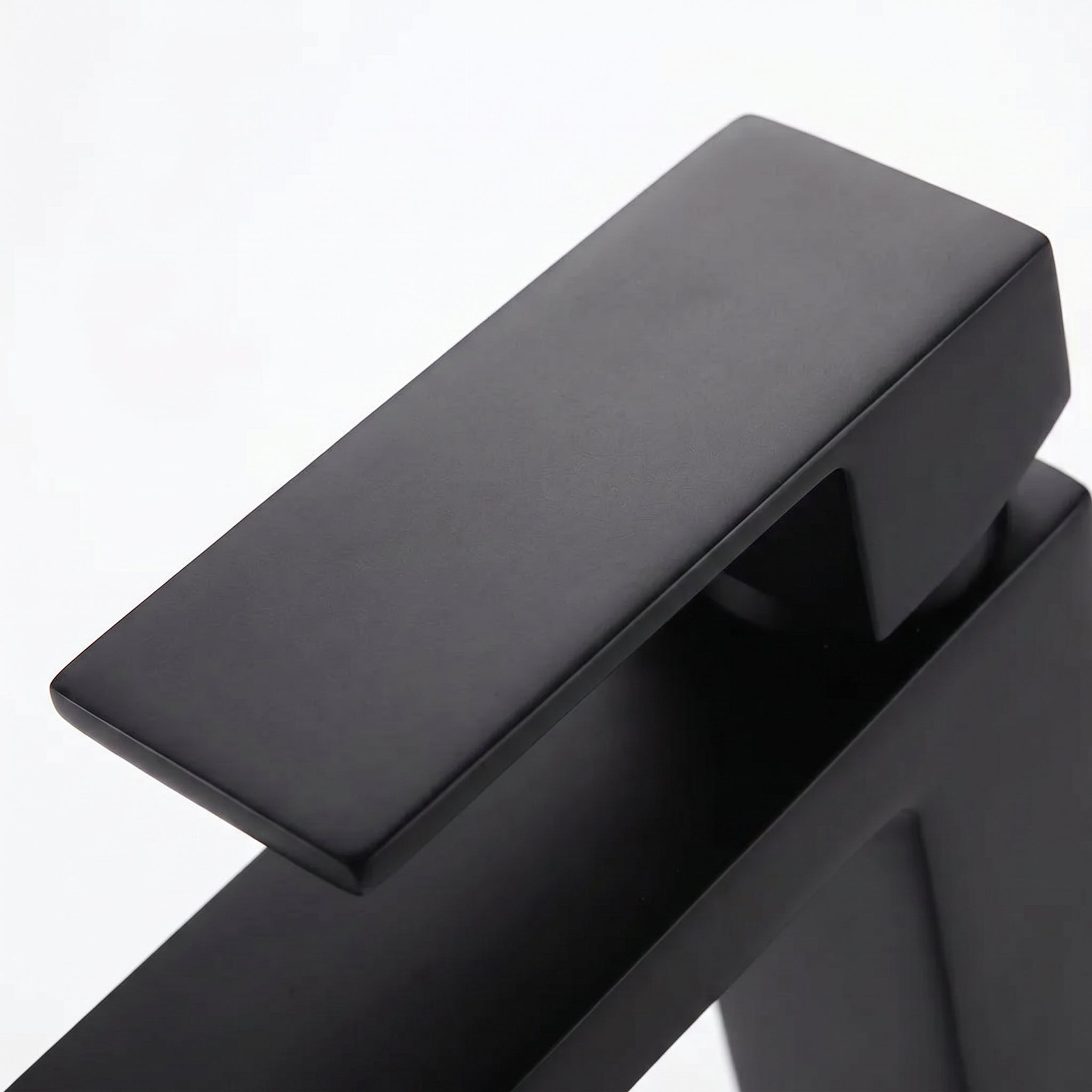 Arizona Single Handle Bathroom Sink Stainless Steel Faucet in Matte Black