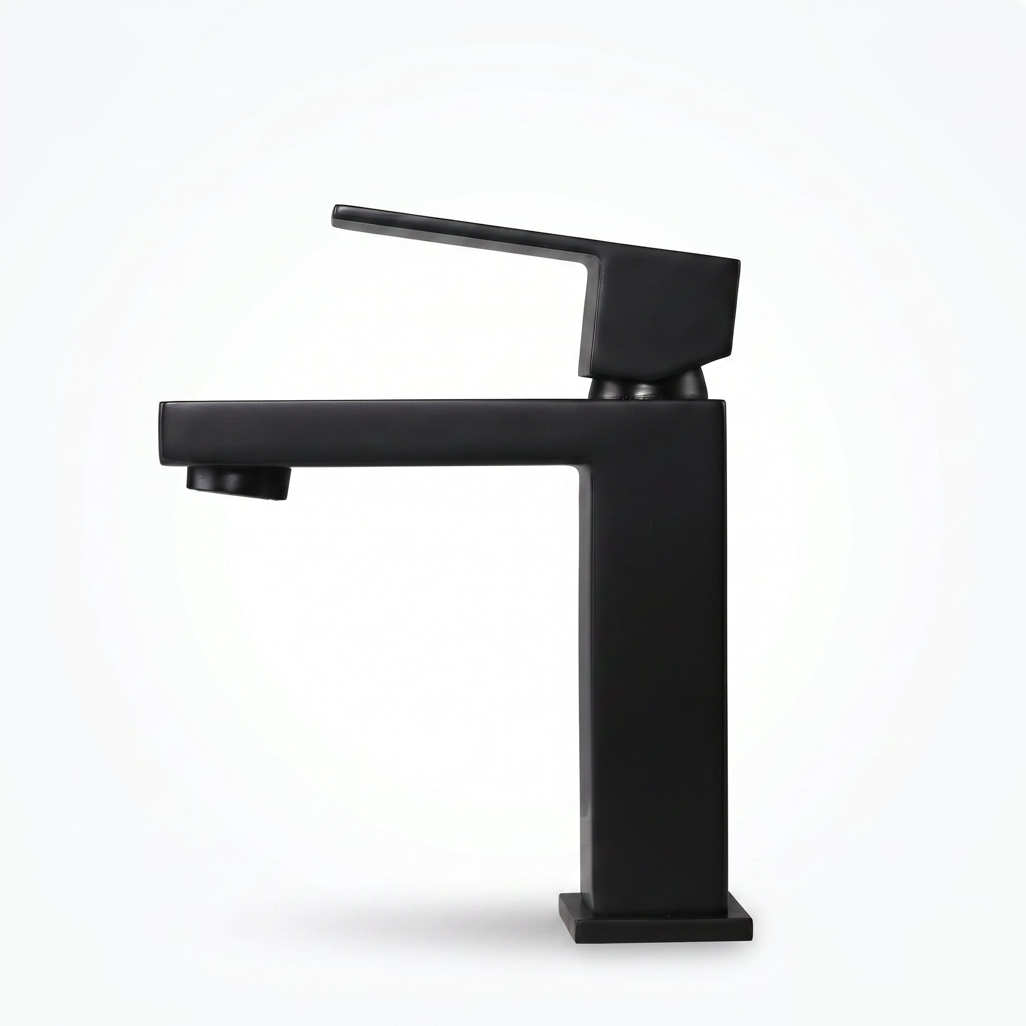 Arizona Single Handle Bathroom Sink Stainless Steel Faucet in Matte Black