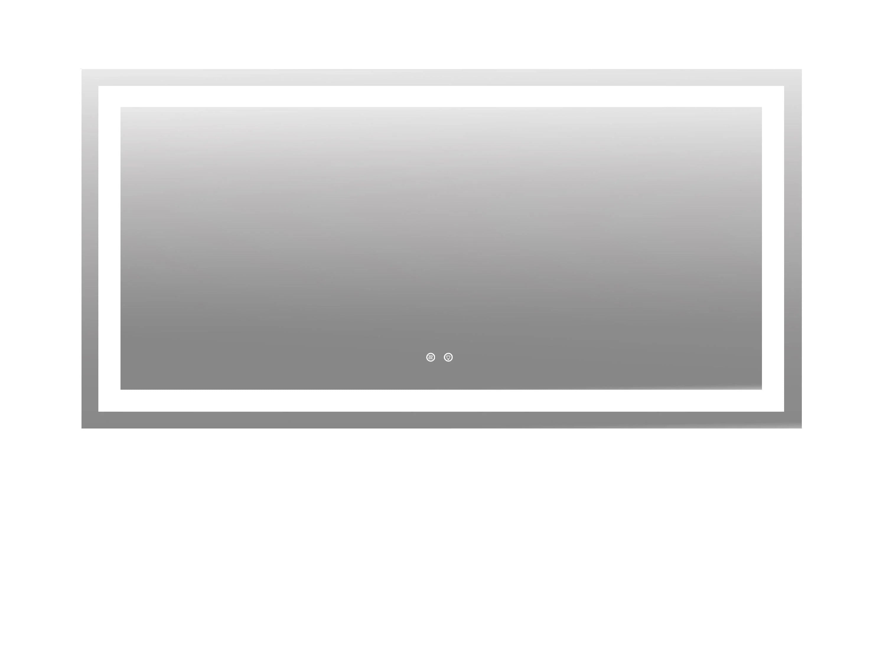 60" LED Mirror : Aura Collection - Golden Elite Deco