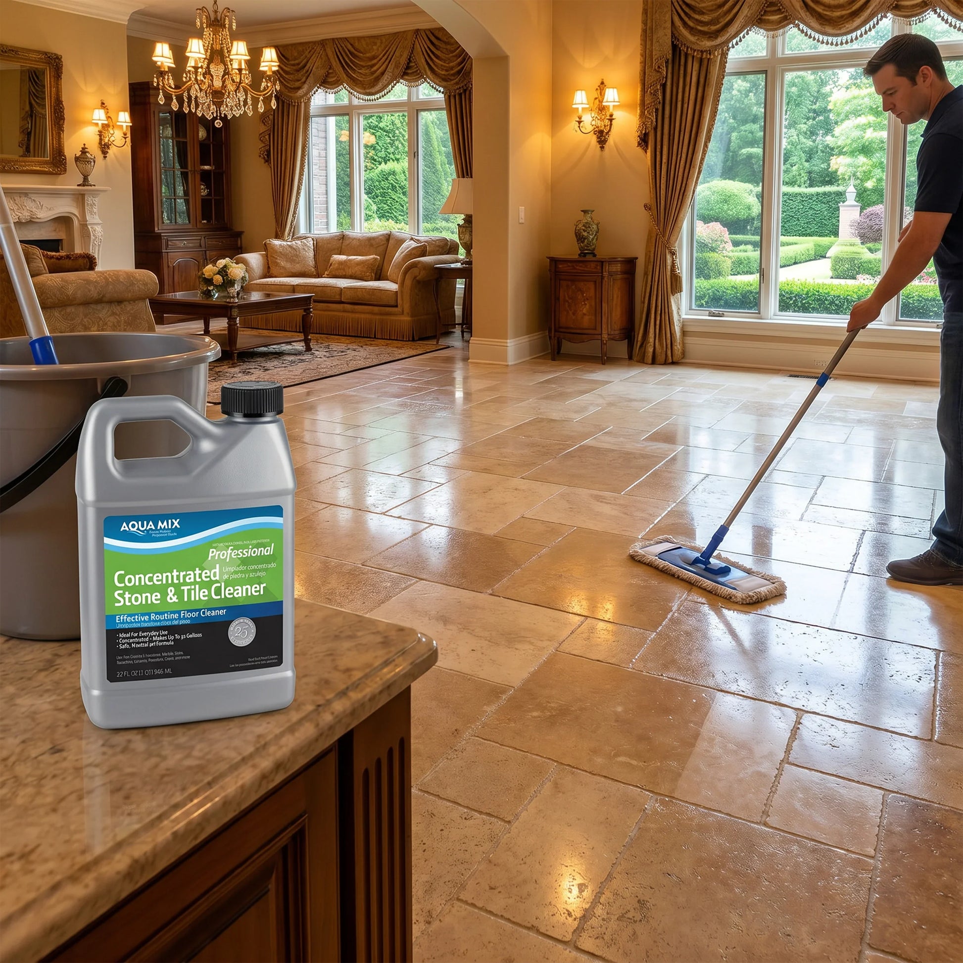 Aqua Mix® Concentrated Stone & Tile Cleaner — 32 oz (Makes up to 32 Gallons) — image 11