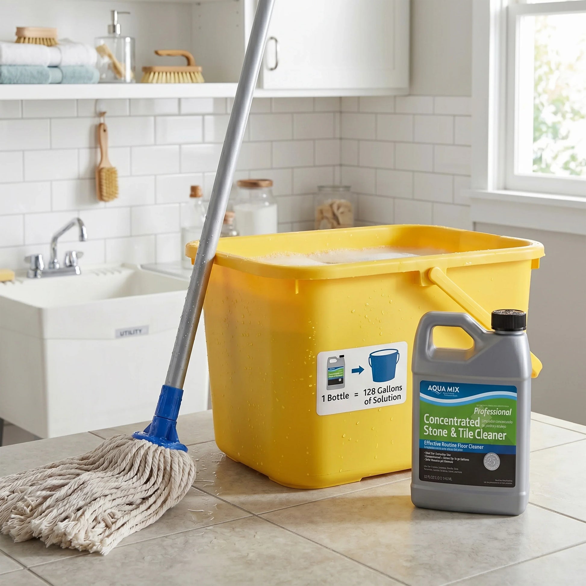 Aqua Mix® Concentrated Stone & Tile Cleaner — 32 oz (Makes up to 32 Gallons) — image 8