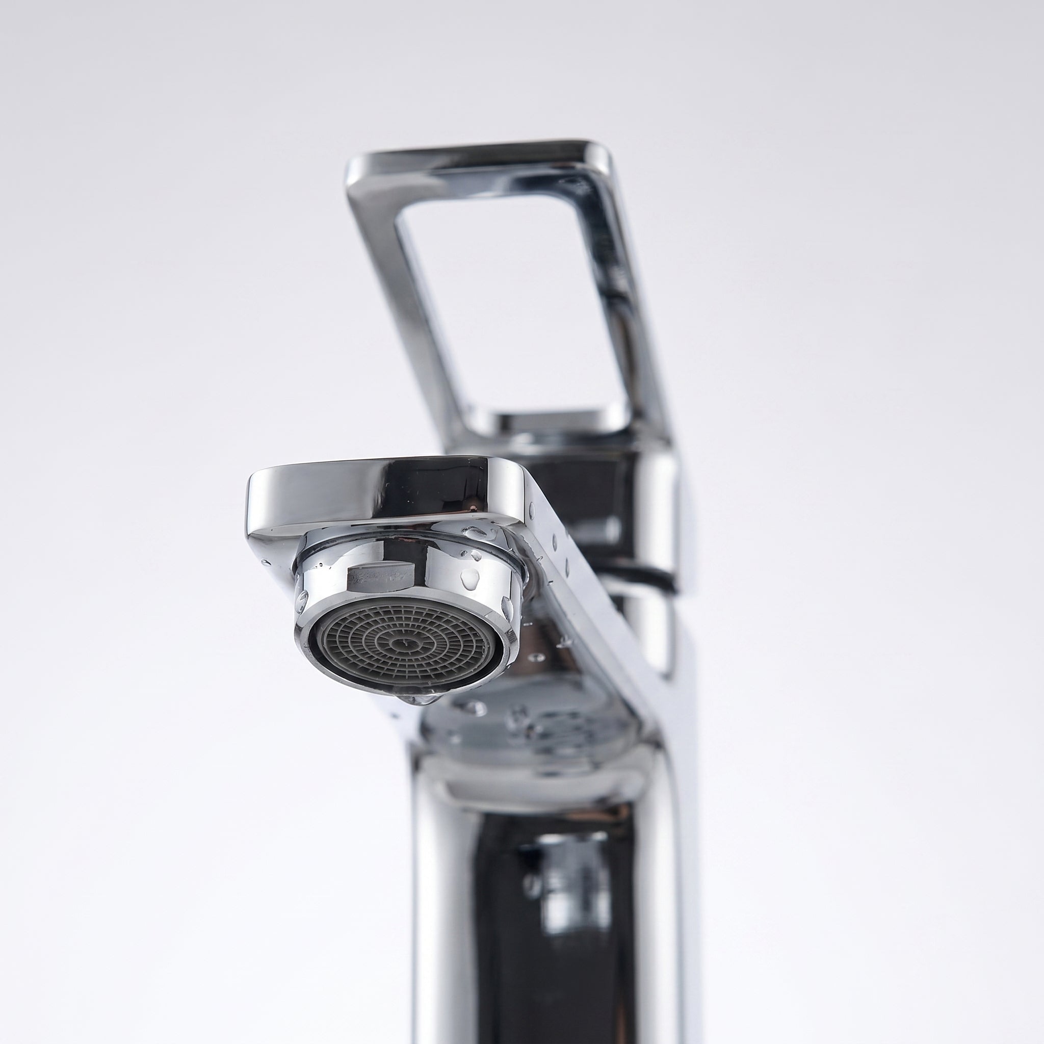 Robinet de Lavabo de Salle de Bains à 1 Poignée Athena en Chromé